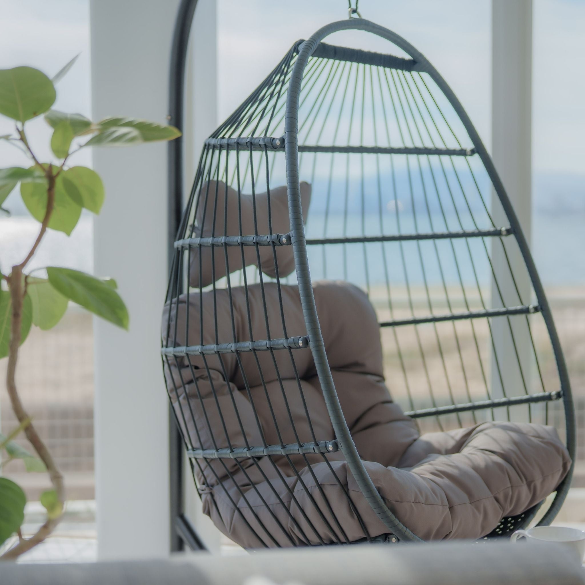 1人用折り畳みハンギングチェア Crush S