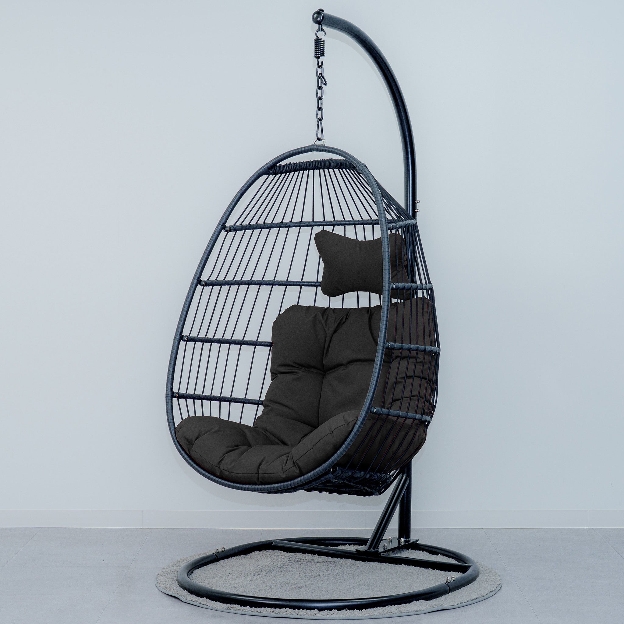 1人用折り畳みハンギングチェア Crush S