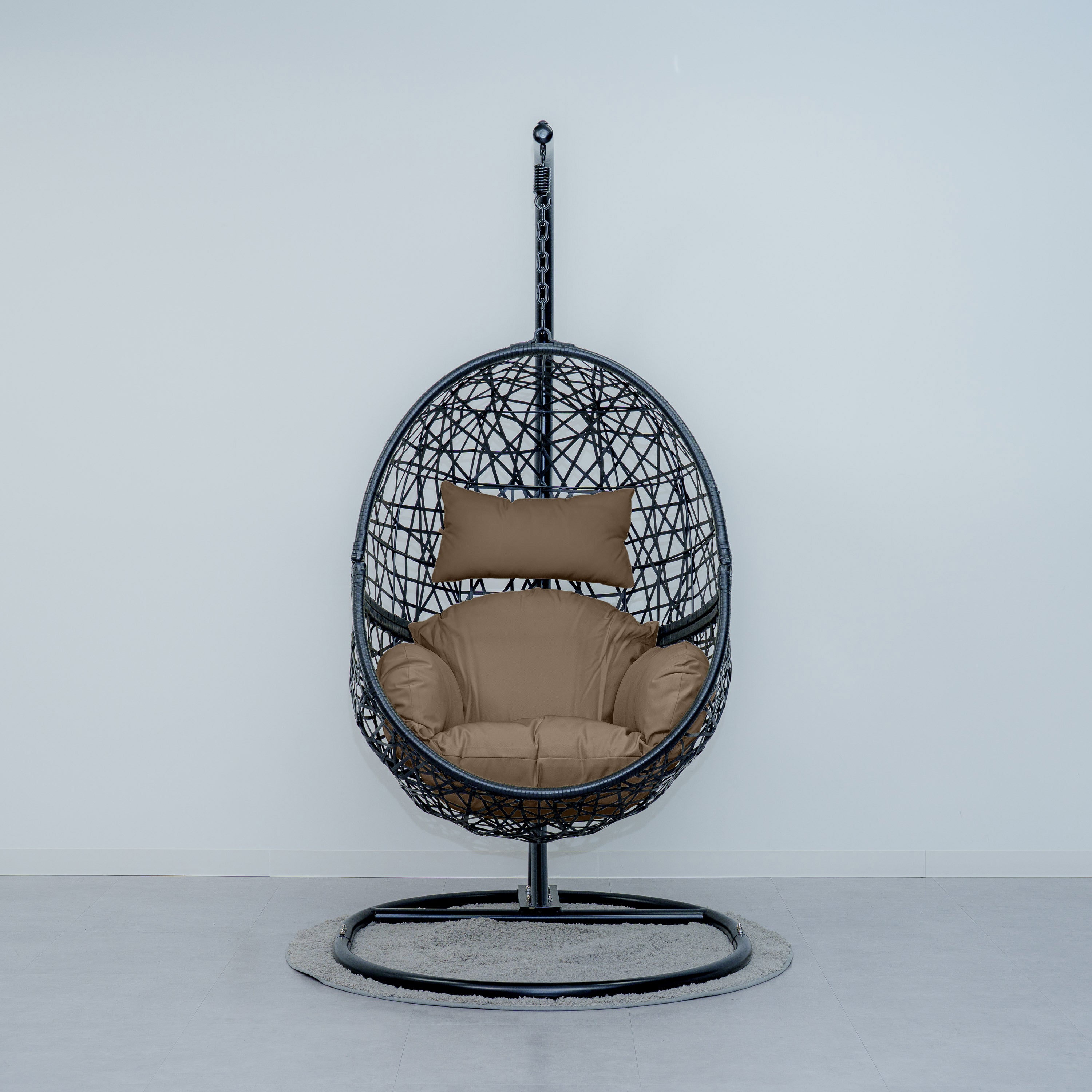 Maru S 丸型1人掛けハンギングチェア｜分割収納・80 kg対応｜Micro Chair